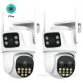 ICsee 6MP 9MP Dual Lens Wireless PTZ 4K Network Camera with WiFi Tracking